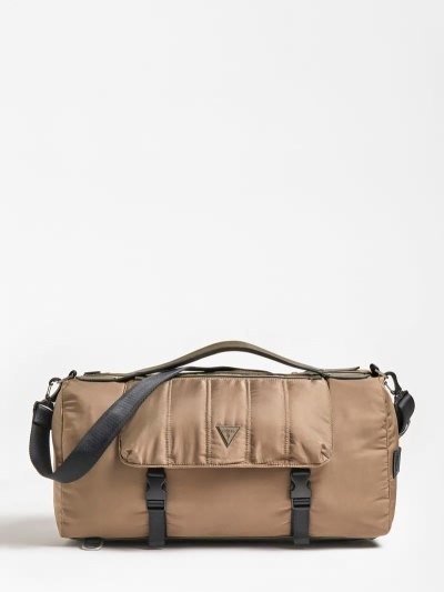 Férfi Guess Certosa Nejlon Weekender Bag Weekender Bag Szürke | HU-174798