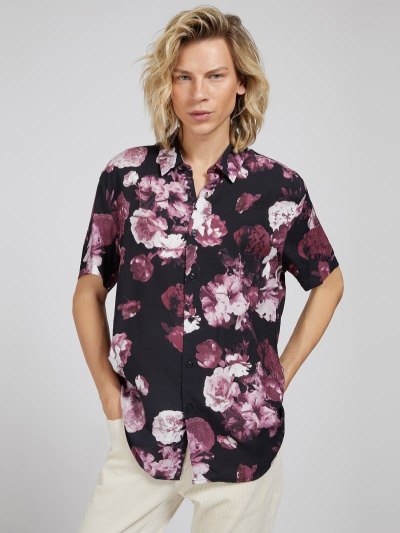 Férfi Guess Floral Print Ingek Floral Fantasy | HU-535586