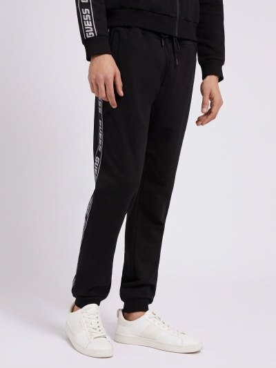 Férfi Guess Joggers Pant Jogger Nadrág Fekete | HU-417082