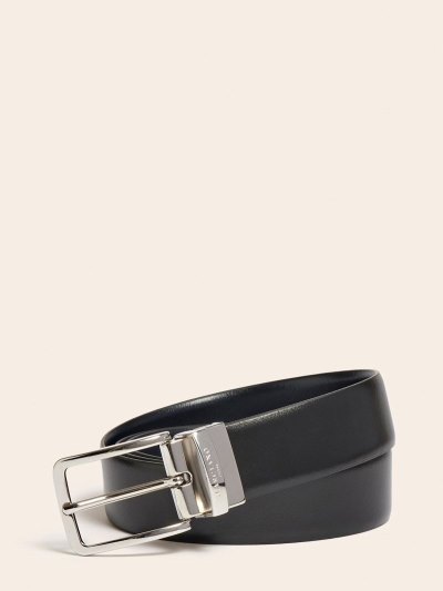 Férfi Guess Marciano Real Bőr Belt Öv Fekete | HU-262396