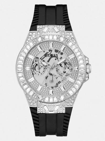 Férfi Guess Multi-function Crystal Óra Arany | HU-787537