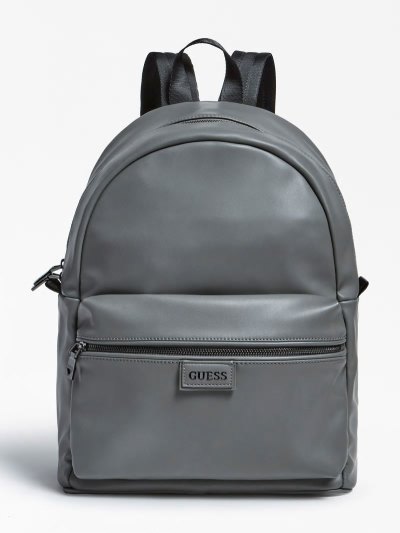 Férfi Guess Scala Front Pocket Hátizsák Szürke | HU-621717