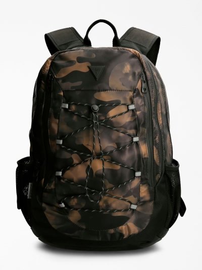 Férfi Guess Tech Essential Hátizsák Camouflage | 5RSK2GP5