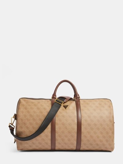 Férfi Guess Vezzola 4g Logo Bag Táska Bézs | HU-957373