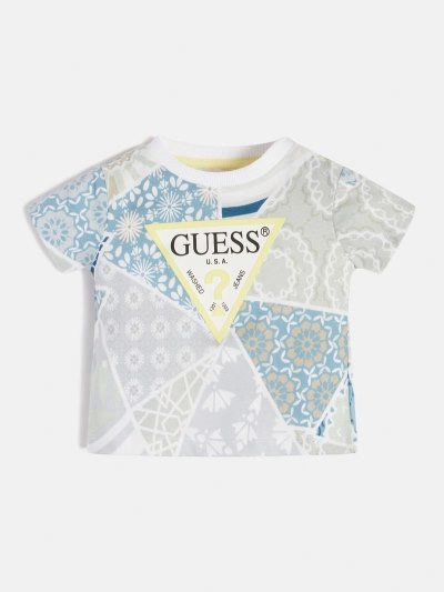 Gyerek Guess All Over Printed Póló Szürke | HU-557189