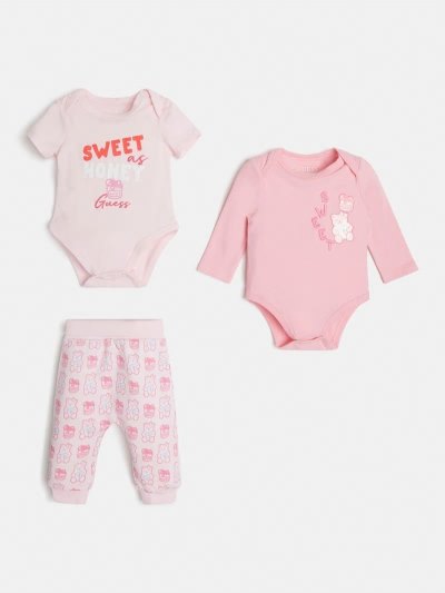 Gyerek Guess Pack 2 Body And Pant Sets Rózsaszín | HU-499086