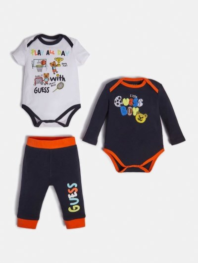 Gyerek Guess Pant And 2 Body Sets Fehér | HU-557579