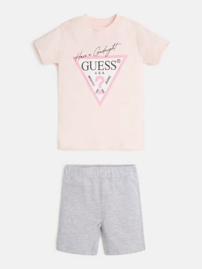 Gyerek Guess T-shirt And Shorts Sets Rózsaszín | HU-407439