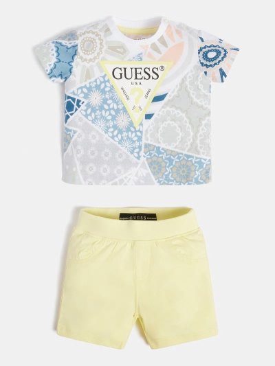 Gyerek Guess T-shirt And Shorts Sets Szürke | HU-111358