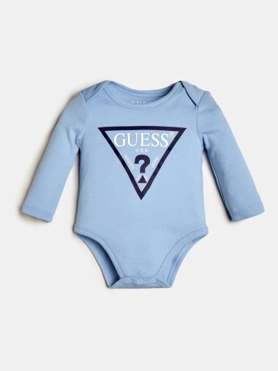 Gyerek Guess Triangle Logo Body Világos Kék | HU-101168