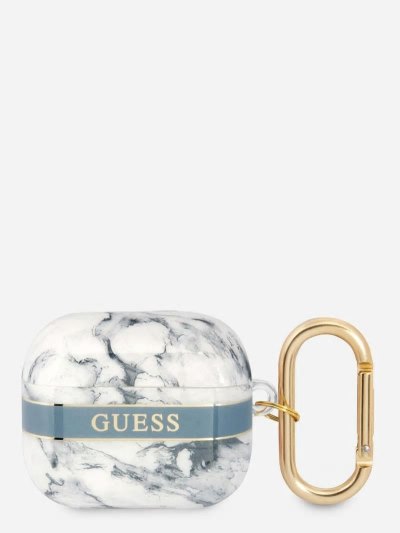 Női Guess Airpods 3 Marble Case Kék | HU-907762