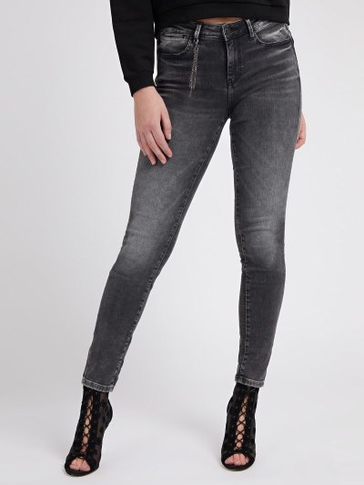 Női Guess Farmer Nadrág Jegging Fit Ruházat Szürke | HU-743469