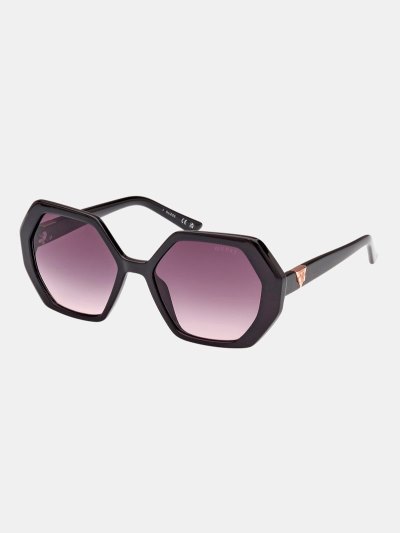 Női Guess Geometric Sunglasses Model Napszemüveg Fekete | HU-609605