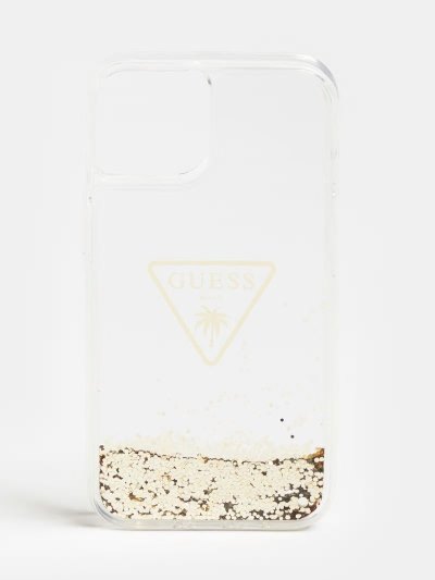 Női Guess Iphone 14 Glitter Cover Fehér | HU-600373