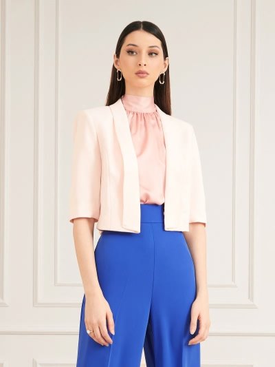 Női Guess Marciano Crop Blézerek Világos Rózsaszín | HU-609262