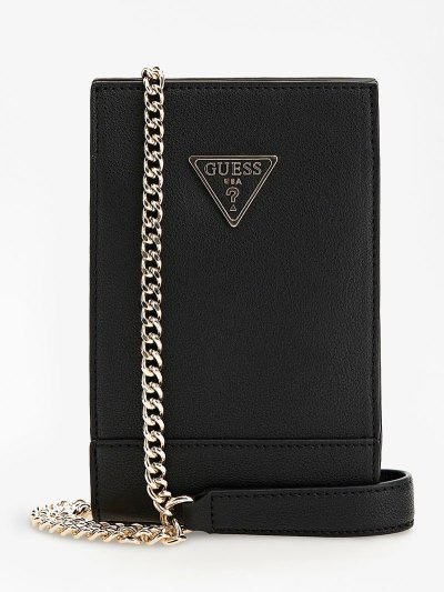 Női Guess Noelle Crossbody Táska Fekete | HU-674959