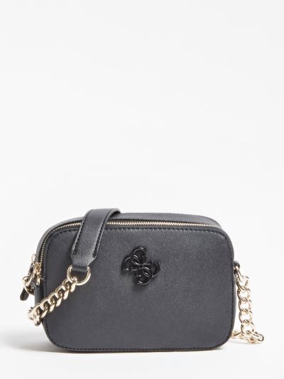 Női Guess Noelle Crossbody Táska Fekete | HU-921700