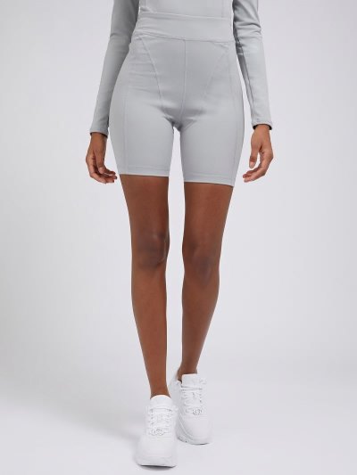 Női Guess Reflective Biker Shorts Szürke | HU-826597