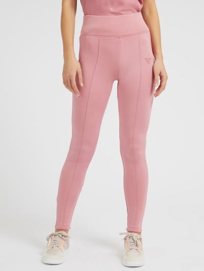 Női Guess Side Pocket Scuba Leggings Rózsaszín | HU-331810