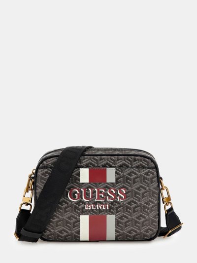 Női Guess Vikky G Cube Logo Crossbody Táska Szürke | HU-430759