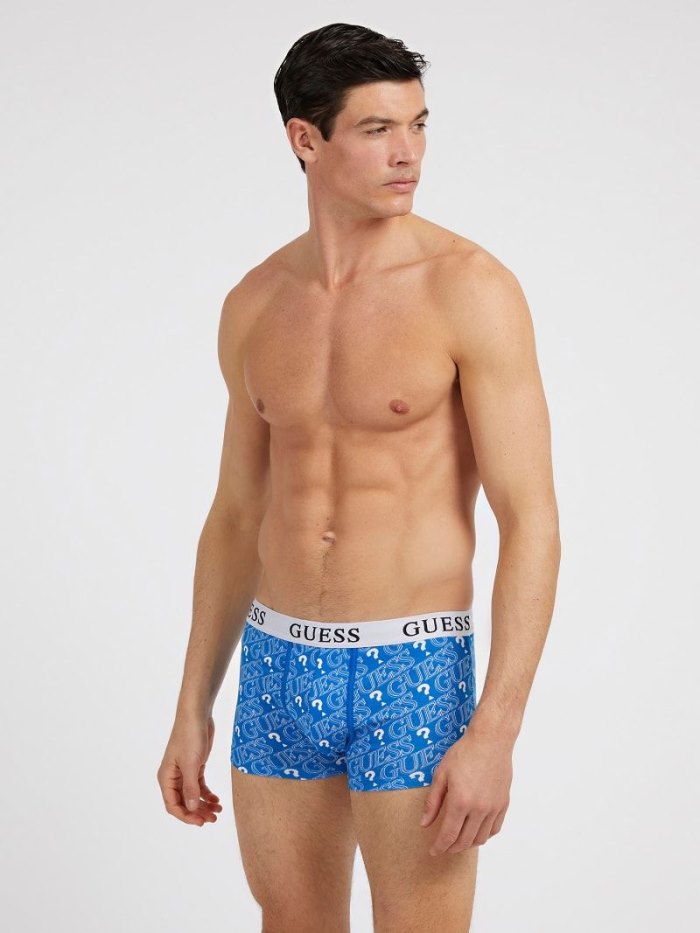 Férfi Guess 3 Pack Logo Boxers Színes | HU-925473