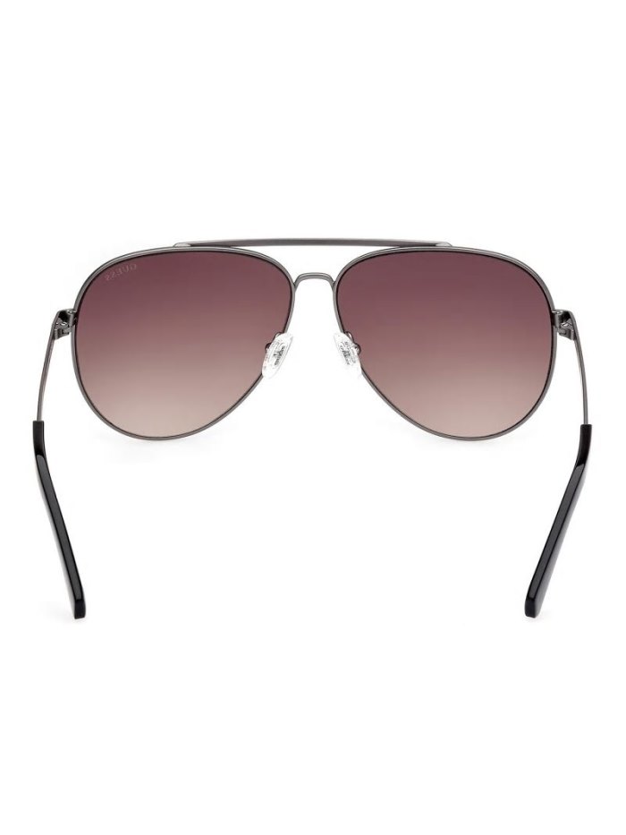 Férfi Guess Aviator Sunglasses Model Napszemüveg Szürke | HU-697917