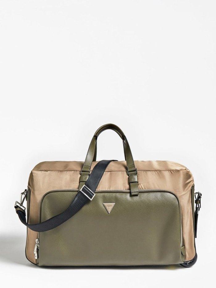 Férfi Guess Certosa Nejlon Weekender Bag Weekender Bag Szürke | L7V4JWGX