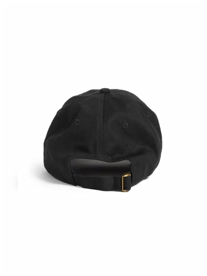 Férfi Guess Front-logo Baseball Cap Fekete | HU-316403