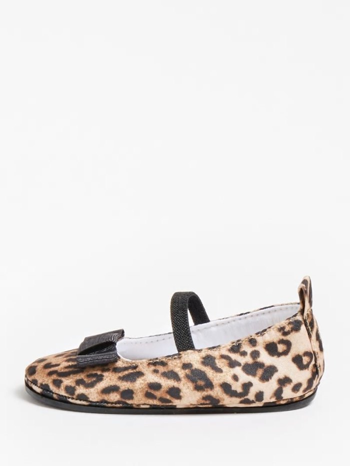 Férfi Guess Lily Bow Ballet Körömcipő Animalier | HU-807114