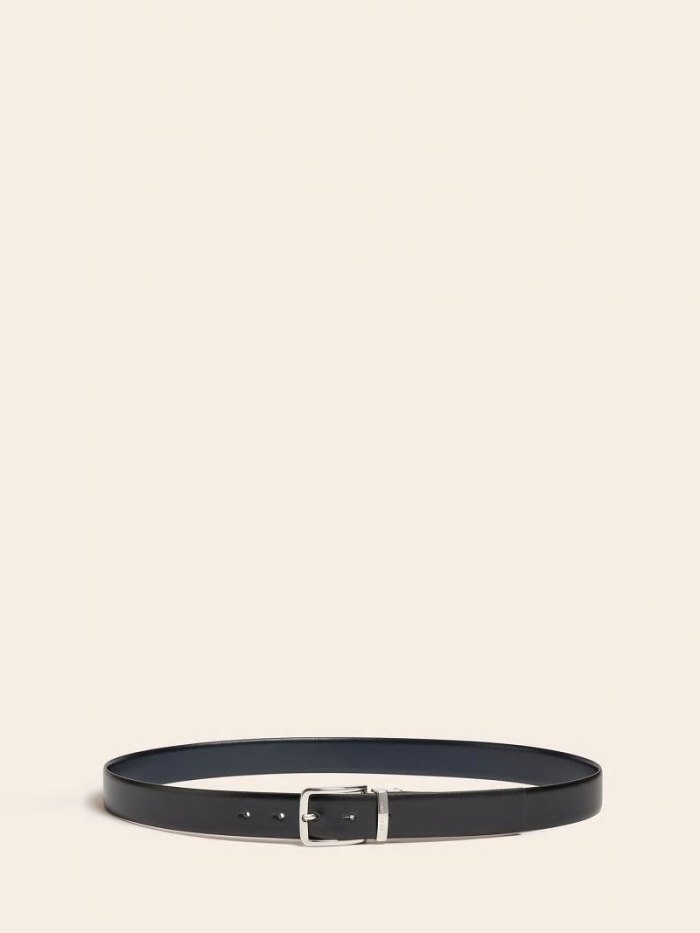 Férfi Guess Marciano Real Bőr Belt Öv Fekete | HU-262396