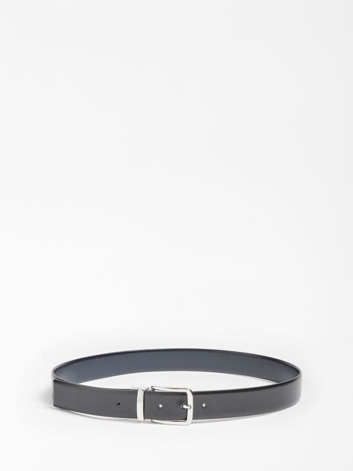 Férfi Guess Marciano Reversible Belt Öv Fekete | HU-590897