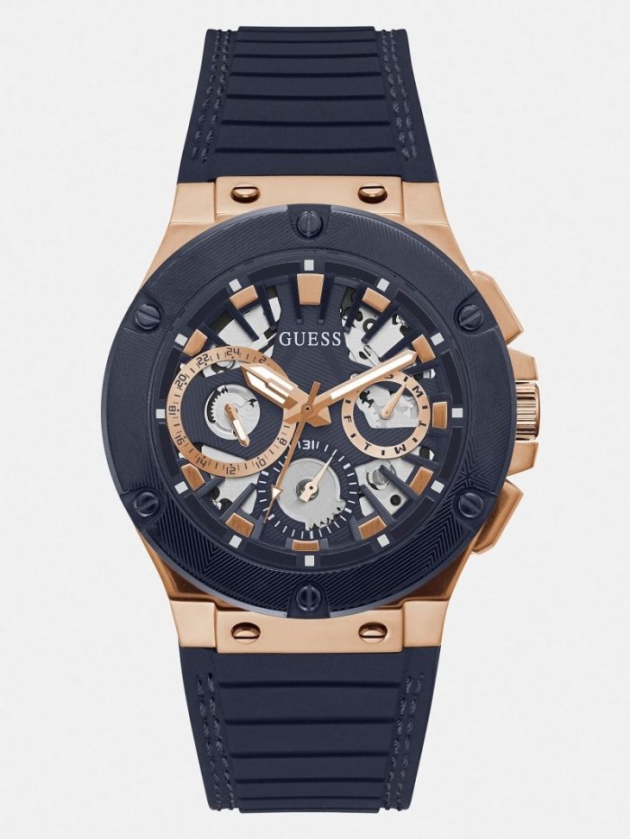 Férfi Guess Multi-function Óra Fekete | HU-865272