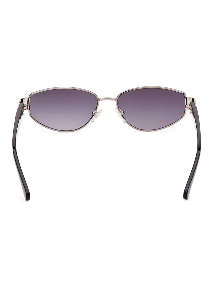 Férfi Guess Oval Sunglasses Model Napszemüveg Szürke | HU-387474