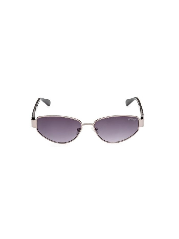 Férfi Guess Oval Sunglasses Model Napszemüveg Szürke | HU-387474