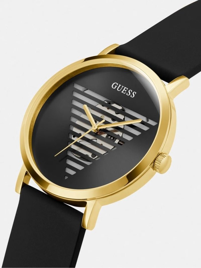 Férfi Guess Szilikon Analogue Óra Arany | HU-472266