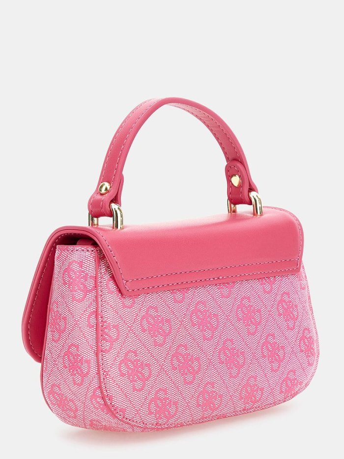 Gyerek Guess 4g Logo Mini Crossbody Táska Fukszia | HU-533970