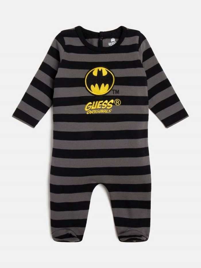 Gyerek Guess Batman Print Rompers Fekete | HU-620463