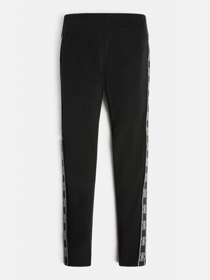 Gyerek Guess Pamut Blend Leggings Fekete | HU-651198