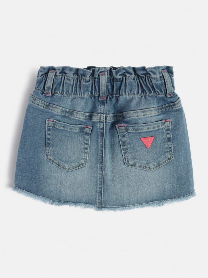 Gyerek Guess Sequins Denim Skirts Kék | HU-992166