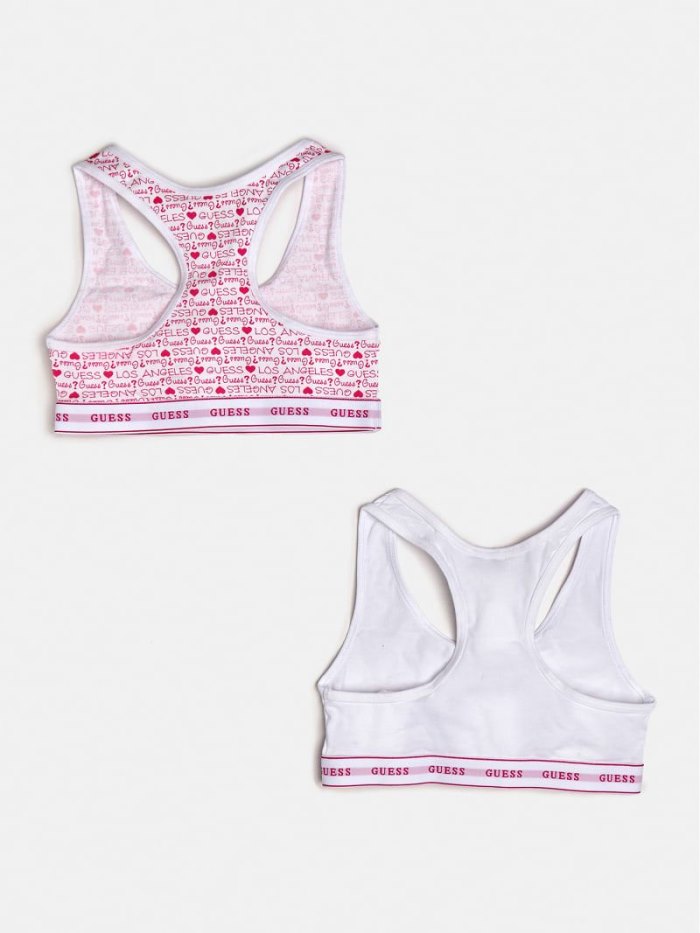 Gyerek Guess Set Of 2 Logo Print Tops Melltartók Rózsaszín | HU-945136