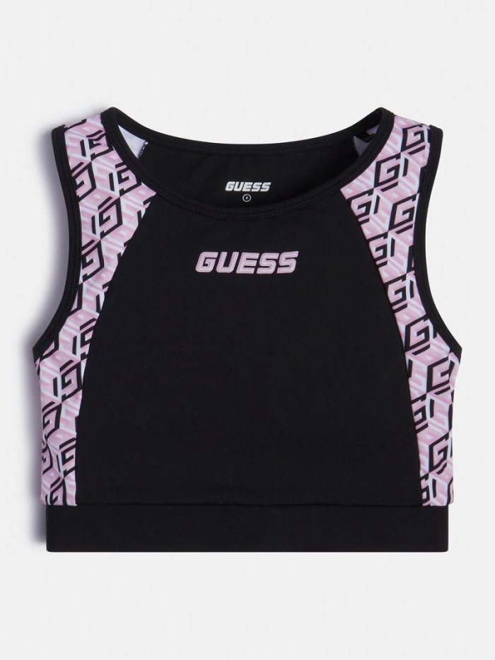 Gyerek Guess Side Logo Active Melltartók Fekete | HU-249894