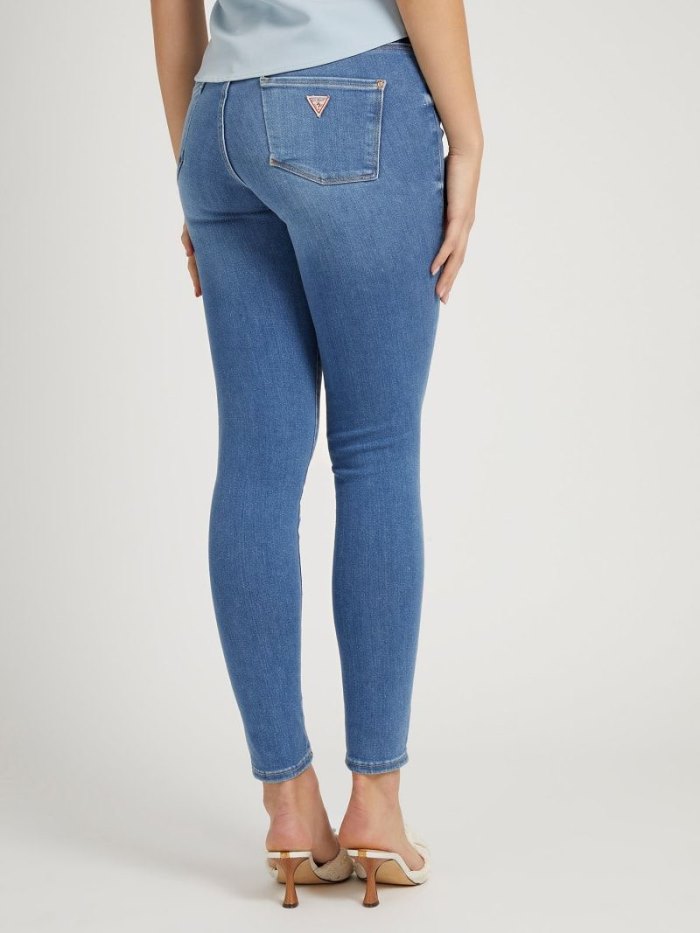 Női Guess Farmer Nadrág Jegging Fit Ruházat Kék | HU-625217