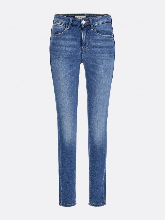 Női Guess Farmer Nadrág Jegging Fit Ruházat Kék | HU-625217