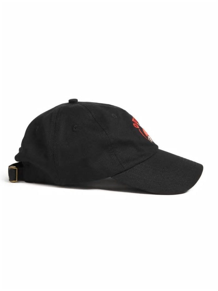 Női Guess Front-logo Baseball Cap Fekete | HU-727518