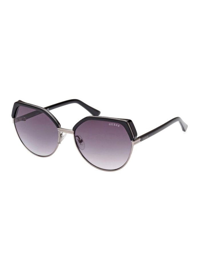 Női Guess Geometric Sunglasses Model Napszemüveg Fekete | HU-420532