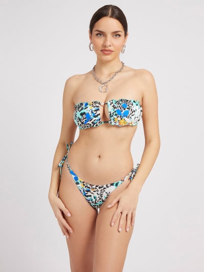 Női Guess Incrocio Frontale Bikini Színes | HU-460947