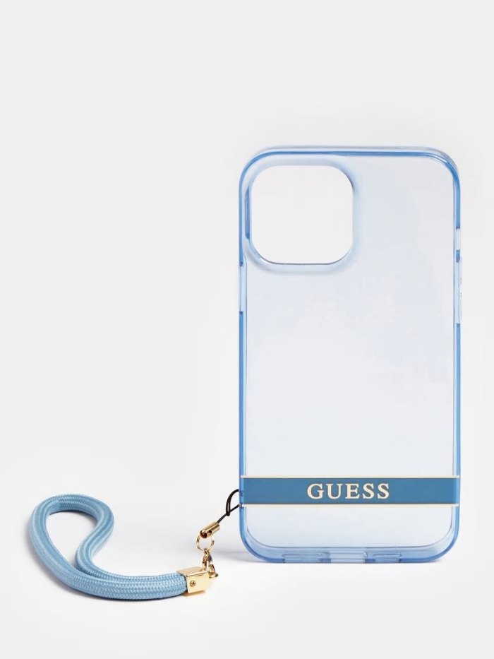 Női Guess Iphone 13 Pro Max Translucent Cover Kék | HU-774420