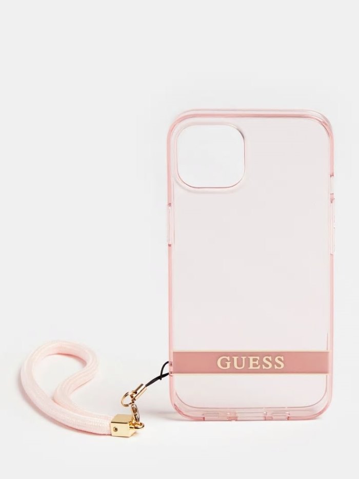 Női Guess Iphone 13 Translucent Cover Rózsaszín | HU-670417