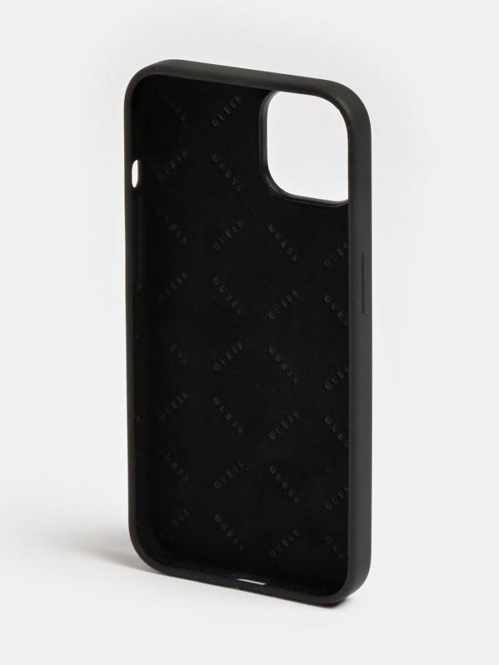 Női Guess Iphone 14 Szilikon Cover Fekete | HU-277087