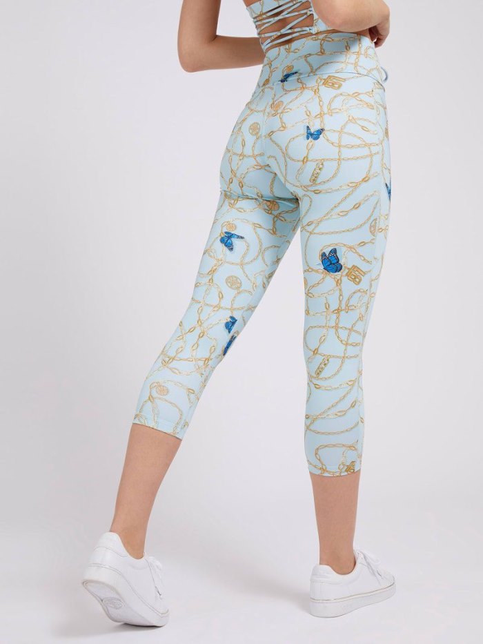 Női Guess Leggings All Over Print Leggings Színes | HU-979294